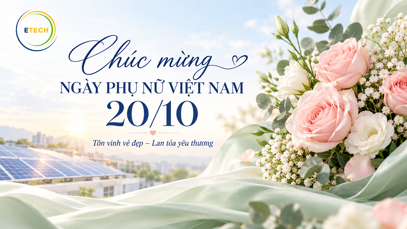 ETECH chúc mừng ngày Phụ nữ Việt Nam 20/10