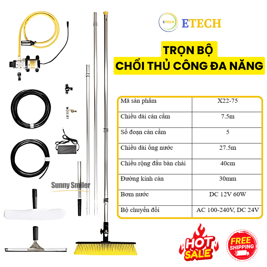 Choi ve sinh tam pin chính hãng EGO SOLAR