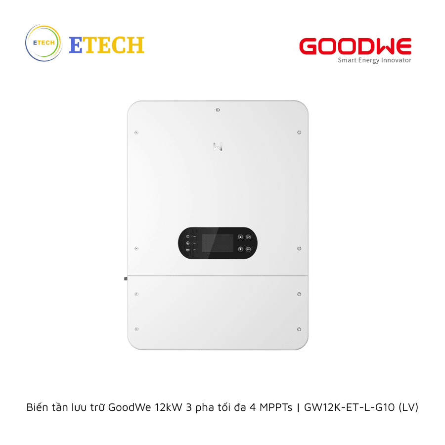 Biến tần lưu trữ GoodWe 12kW 3 pha tối đa 4 MPPTs _ GW12K-ET-L-G10 (LV) (2)