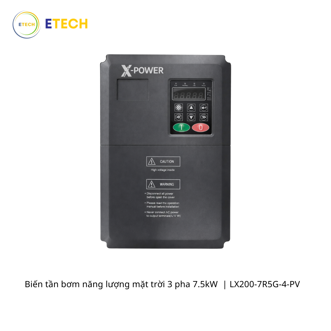 Biến tần bơm 3 pha 7.5kW
