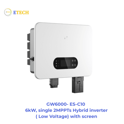GW6000- ES-C10 _6kW, single 2MPPTs Hybrid inverter ( Low Voltage) with screen