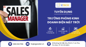 TRƯỞNG PHÒNG KINH DOANH ĐIỆN MẶT TRỜI