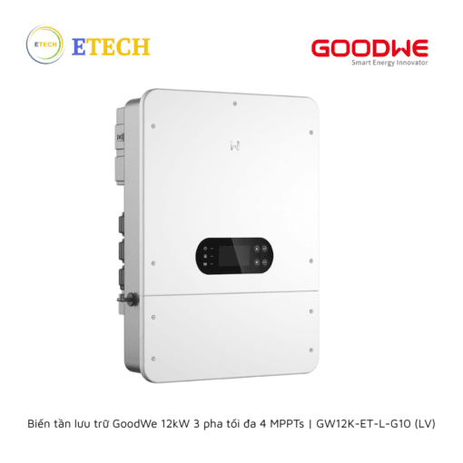 Biến tần lưu trữ GoodWe 12kW 3 pha tối đa 4 MPPTs _ GW12K-ET-L-G10 (LV) (2)