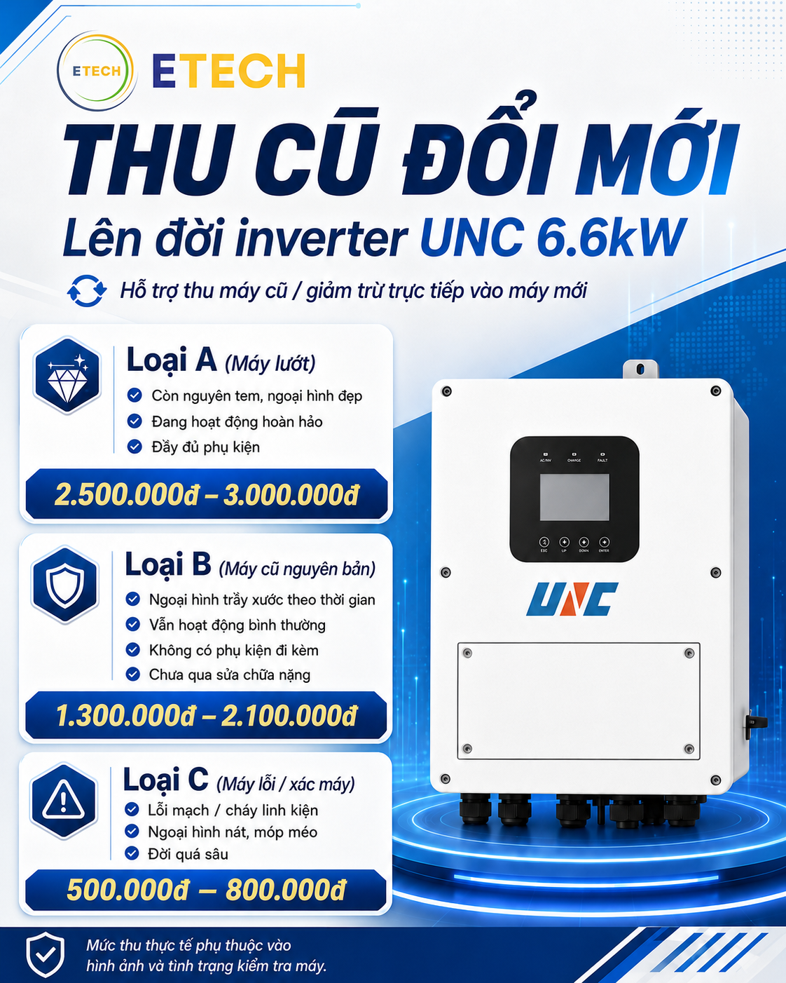 Thu cũ đổi mới inverter